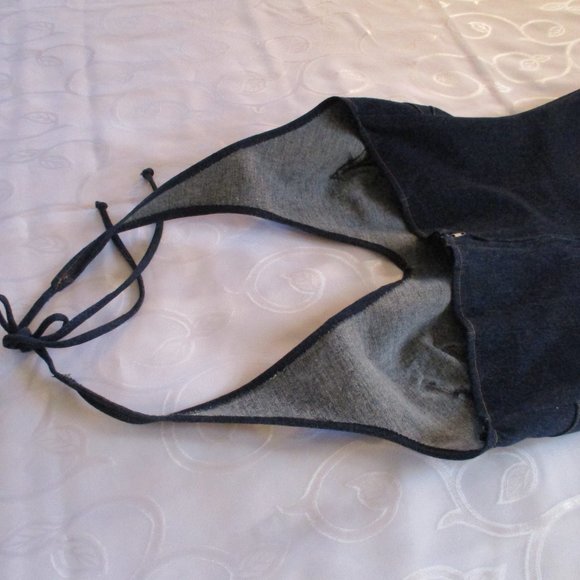 RUBY ROX DENIM HALTER DRESS – WOMENS or JRS – NWT - Picture 13 of 16